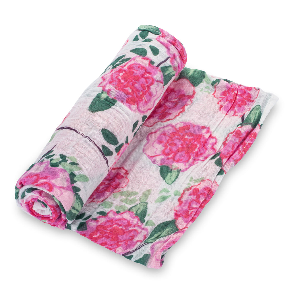 baby muslin pink flower swaddle blanket girls babies cotton swaddel swoddle wraps swadle cute